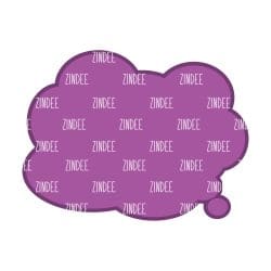 Thought Bubble – Acrylic Badge Reel Blank (2") No Hole | Optional Sticker or UV DTF