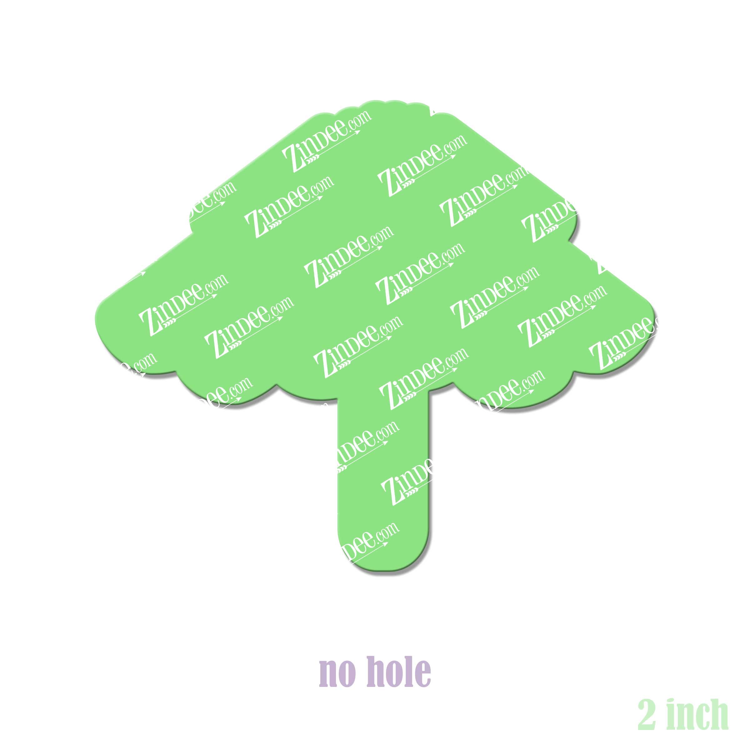 Tiki Umbrella acrylic blank (2 inch) NO HOLE