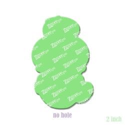 Alternative view of Tired as a Mother (bun style) – Acrylic Badge Reel Blank (2") No Hole | Optional Sticker or UV DTF