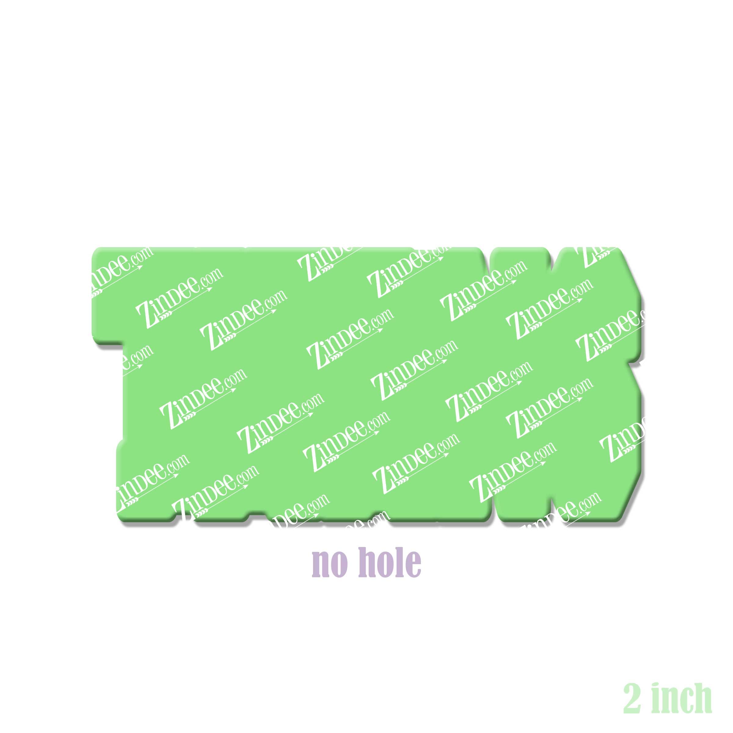 Titans (word) acrylic blank (2 inch) NO HOLE (5 piece minimum)