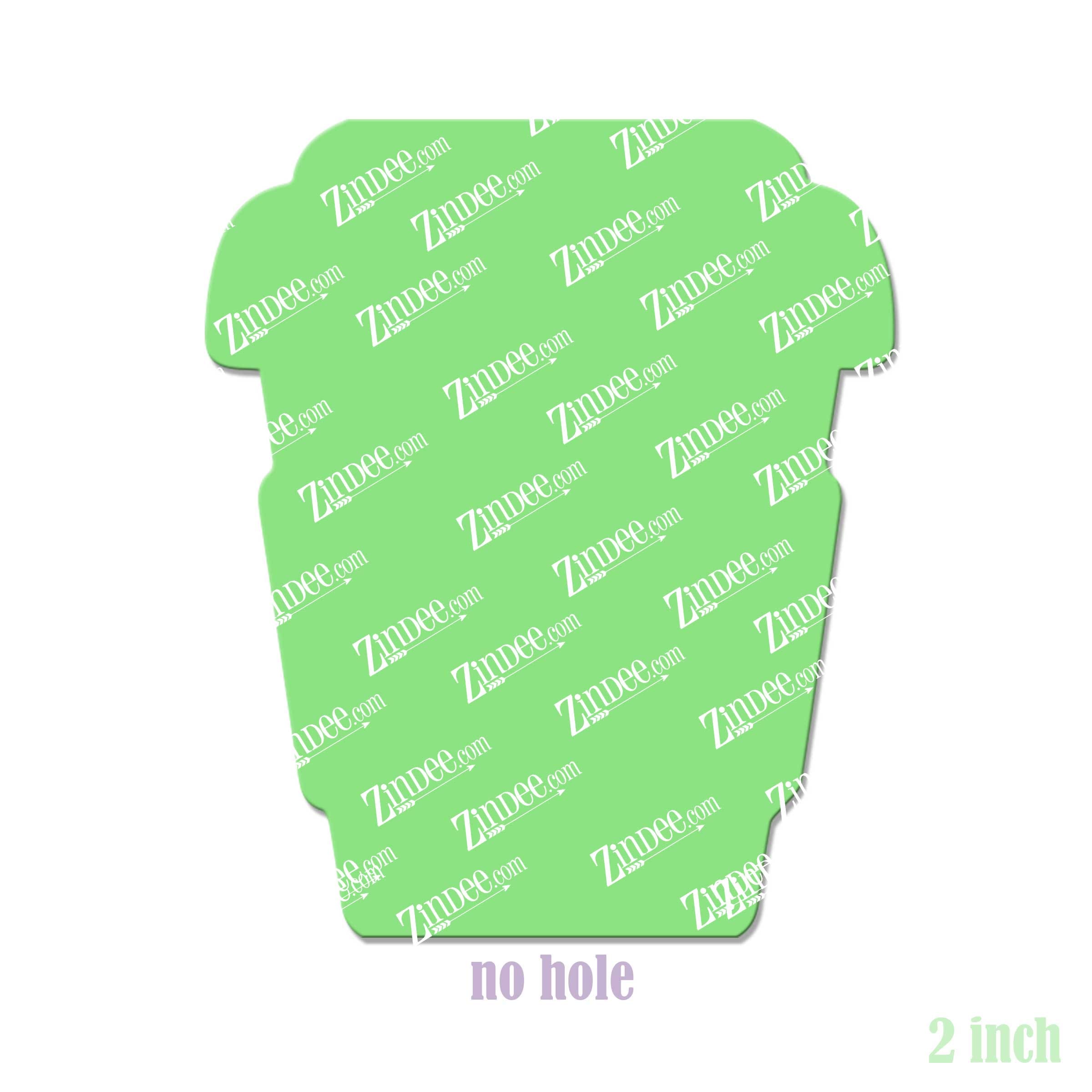 Alternative view of To Go Coffee Acrylic Blank- Sticker- UV DTF (2 inch) NO HOLE