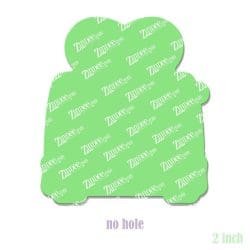 Alternative view of Toaster – Acrylic Badge Reel Blank (2") No Hole | Optional Sticker or UV DTF