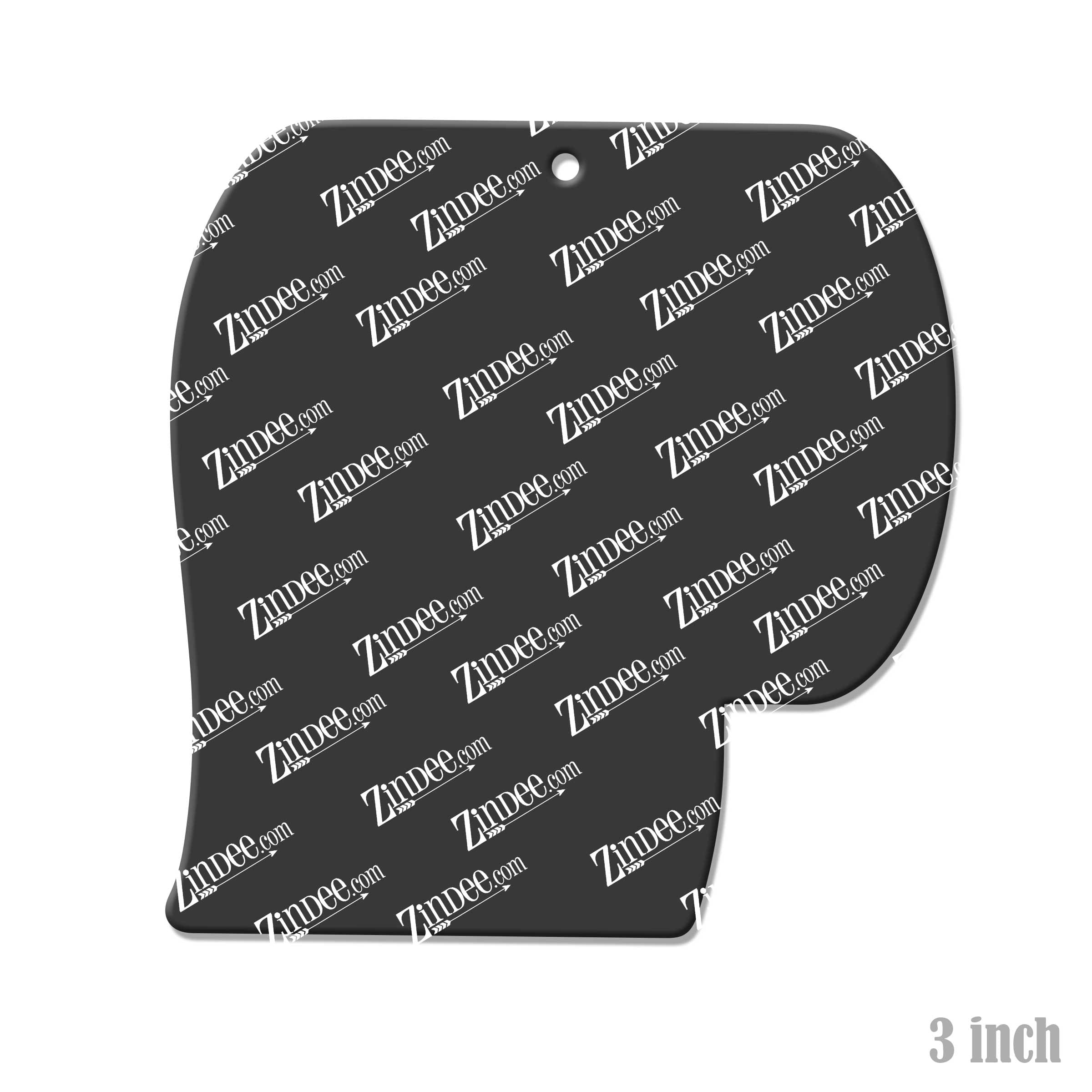 Alternative view of Toilet Paper Acrylic Blank- Sticker- UV DTF (3 inch)