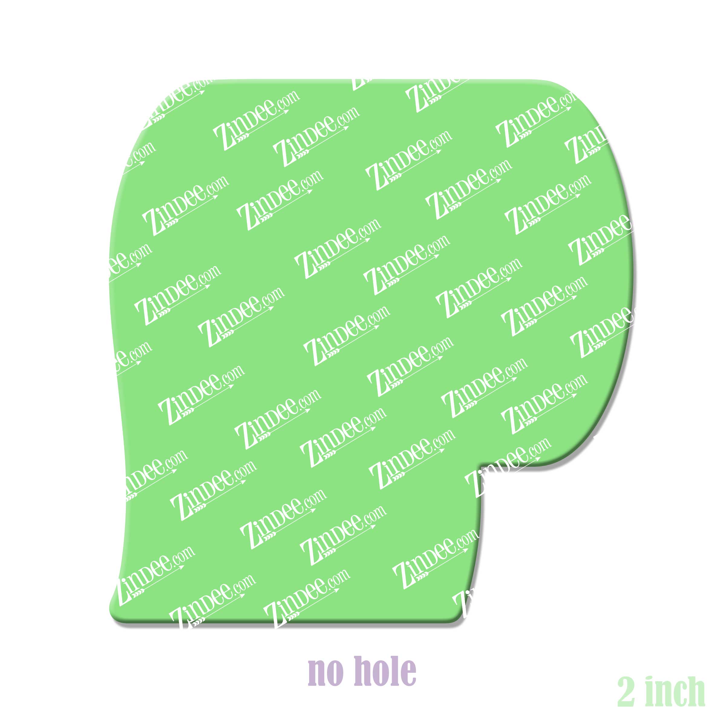 Alternative view of Toilet Paper Acrylic Blank- Sticker- UV DTF (2 inch) NO HOLE