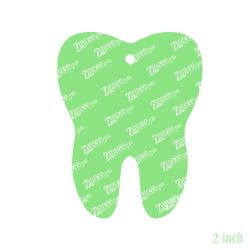 Alternative view of Tooth – Acrylic Keychain Blank (2") | Optional Sticker or UV DTF