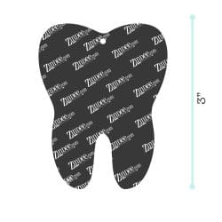 Alternative view of Tooth – Acrylic Keychain Blank (3") | Optional Sticker or UV DTF