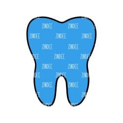 Tooth Acrylic Blank- Sticker- UV DTF (2.5 inch)