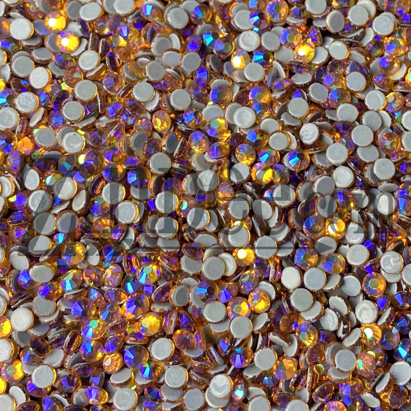 Alternative view of Topaz AB Hotfix Rhinestone ss10 (machine cut) 10 Gross