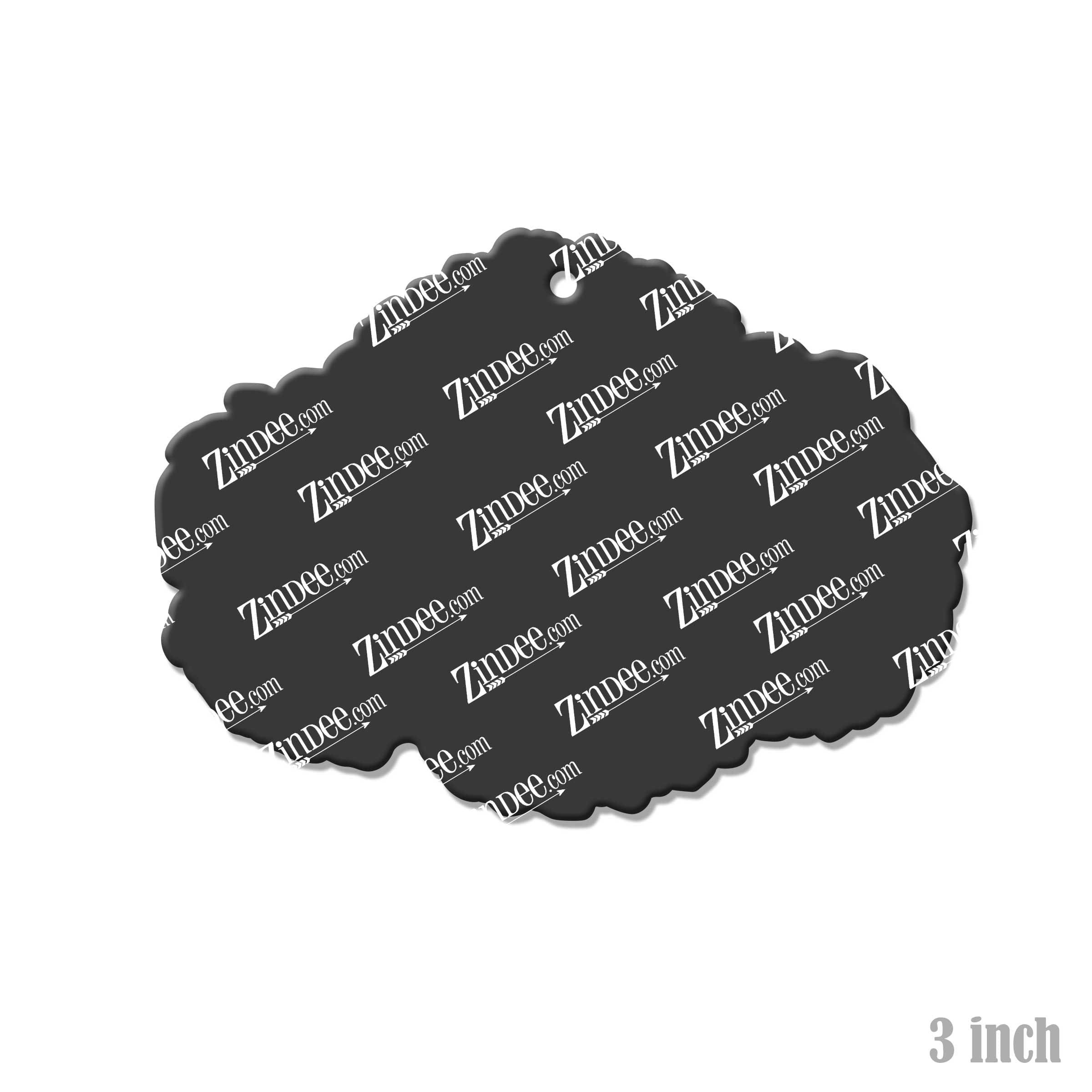 Toy Poodle Head acrylic blank (3 inch)