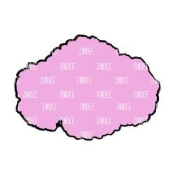 Alternative view of Toy Poodle Head acrylic blank (3 inch)