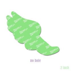 Alternative view of Track Shoe with Wings – Acrylic Badge Reel Blank (2") No Hole | Optional Sticker or UV DTF