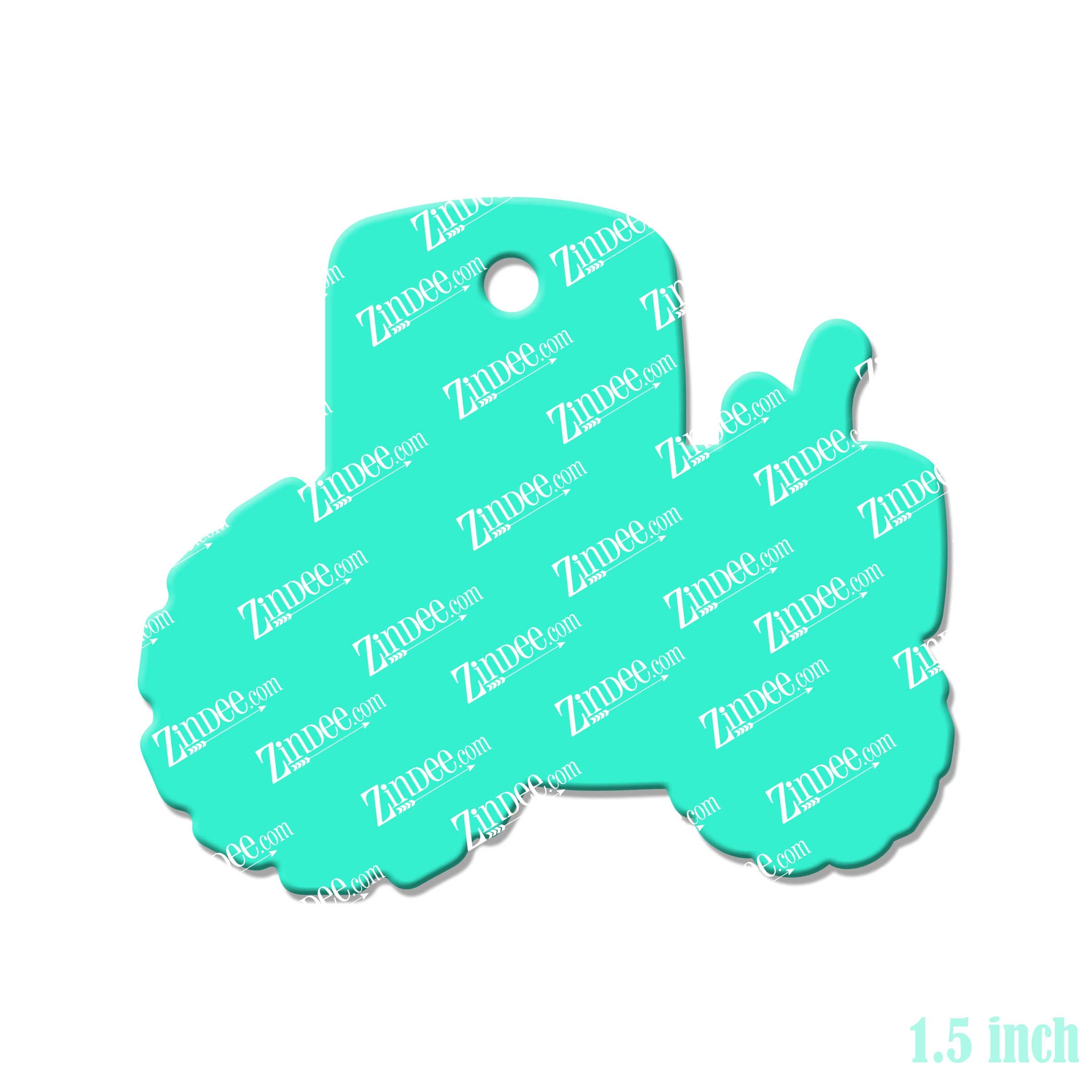 Tractor Acrylic Blank- Sticker- UV DTF (1.5 inch) - Image 2
