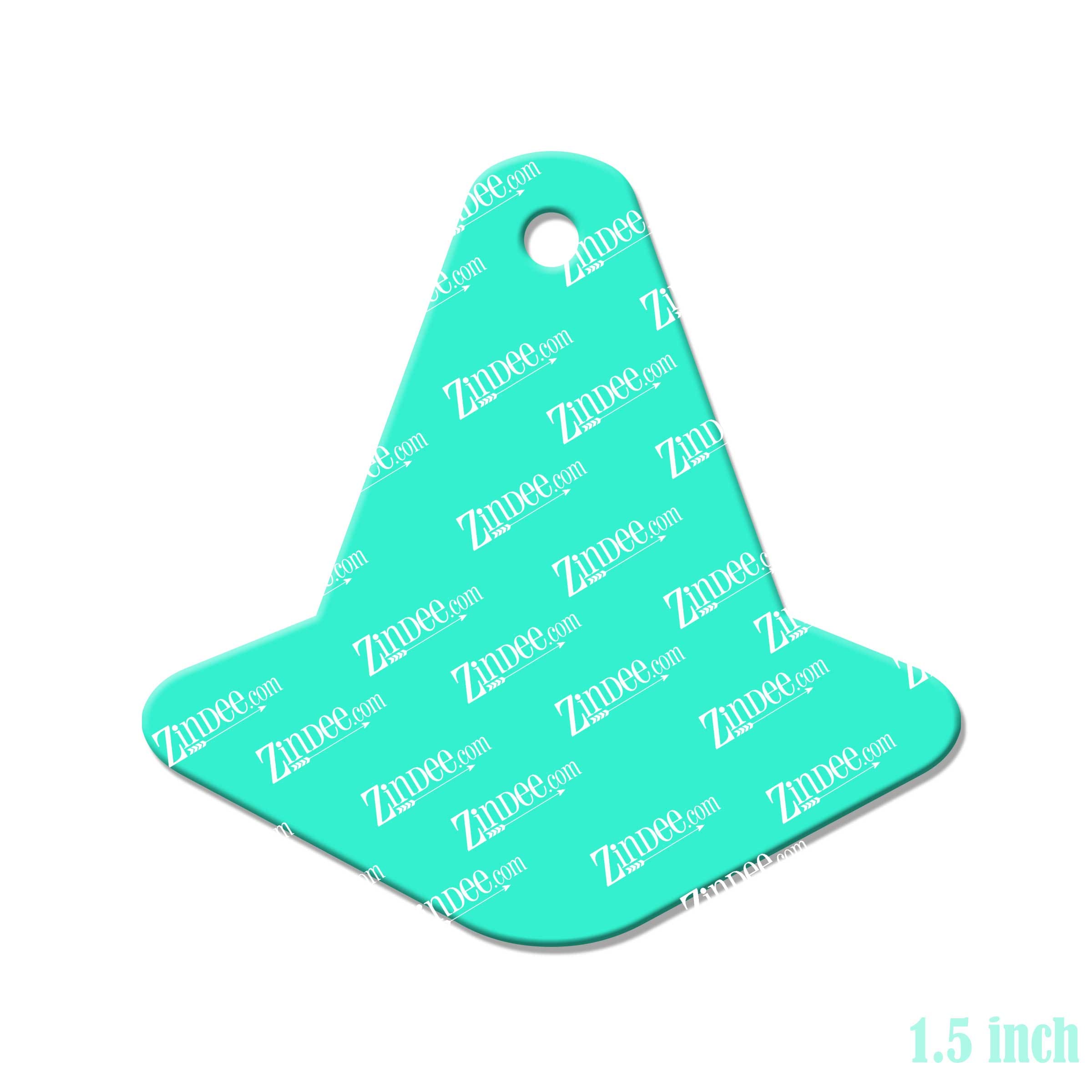 Traffic Cone Acrylic Blank- Sticker- UV DTF (1.5 inch) - Image 2