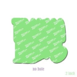 Alternative view of Trauma – Acrylic Badge Reel Blank (2") No Hole | Optional Sticker or UV DTF