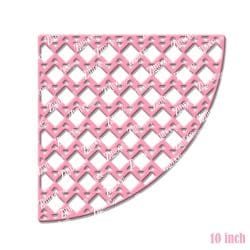 Alternative view of Tribal Pattern- Acrylic Stencil