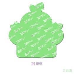 Alternative view of Triple Apples – Acrylic Badge Reel Blank (2") No Hole | Optional Sticker or UV DTF