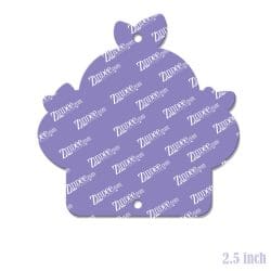 Alternative view of Triple Apples Acrylic Blank- Sticker- UV DTF (2.5 inch) 2 HOLES