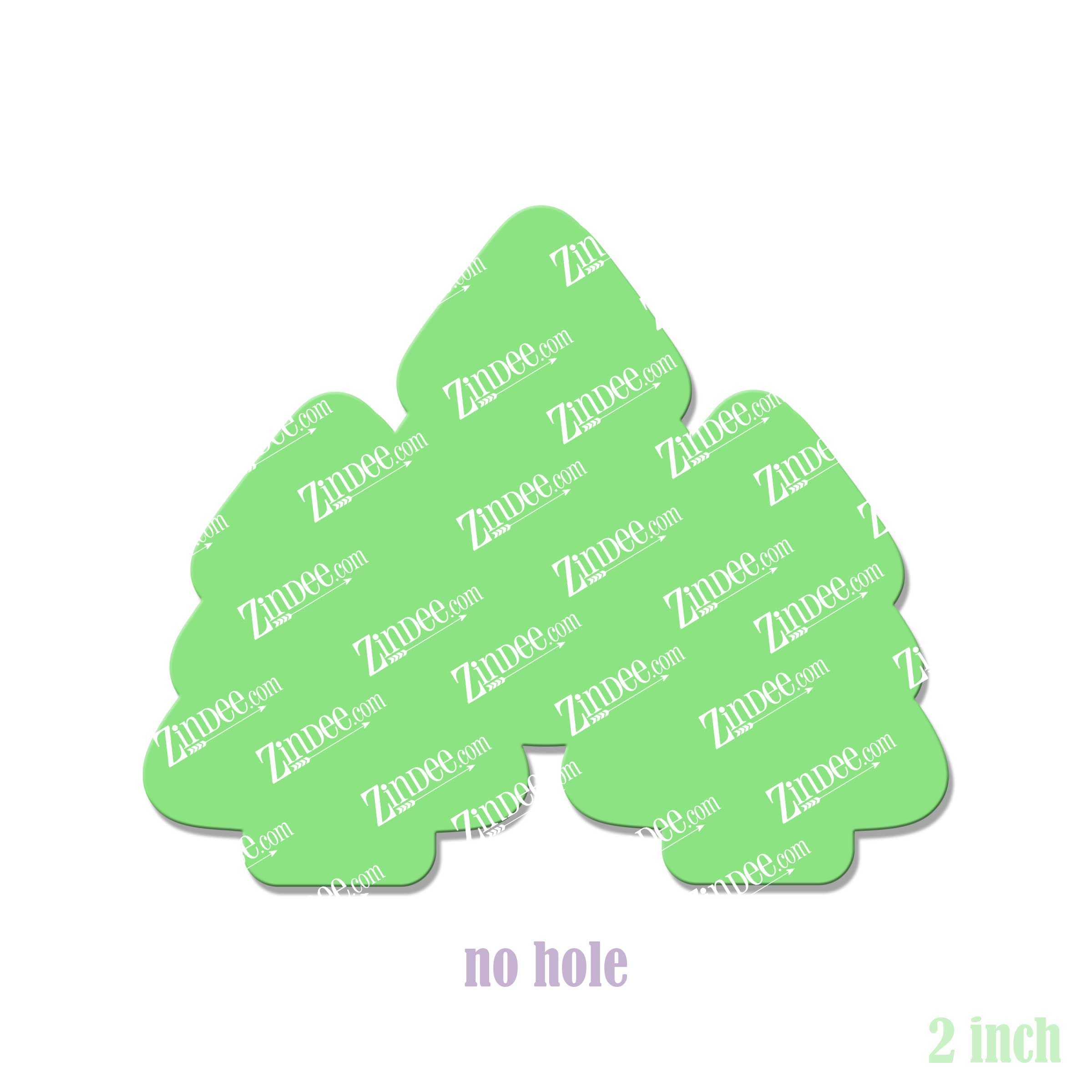 Alternative view of Triple Trees Acrylic Blank- Sticker- UV DTF (2 inch) NO HOLE