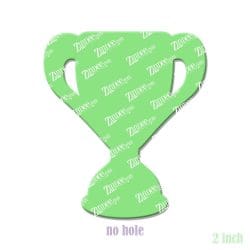 Trophy acrylic blank (2 inch) NO HOLE (5 piece minimum)