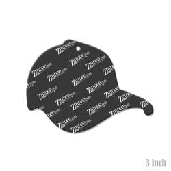 Alternative view of Trucker Cap – Acrylic Keychain Blank (3") | Optional Sticker or UV DTF
