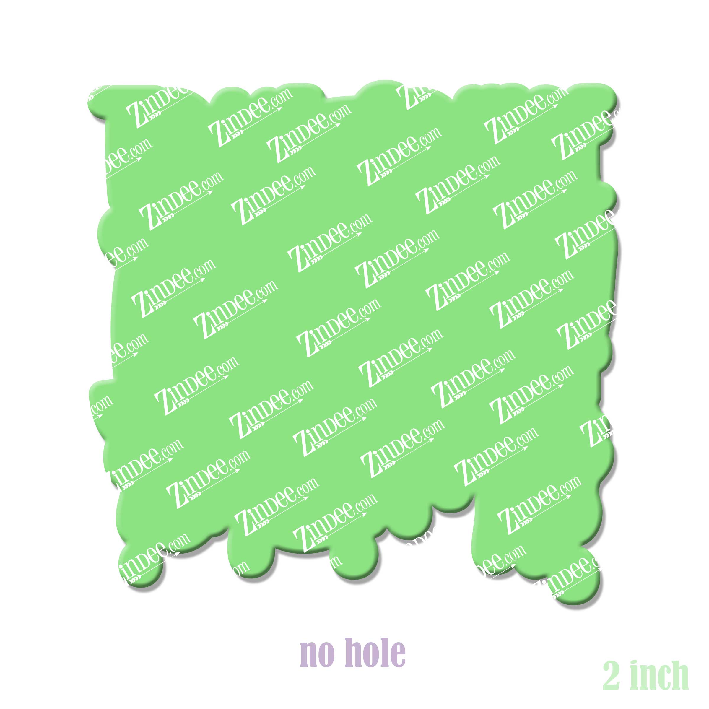 Alternative view of True Crime Junkie Acrylic Blank- Sticker- UV DTF (2 inch) NO HOLE