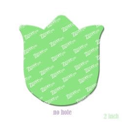 Alternative view of Tulip – Acrylic Badge Reel Blank (2") No Hole | Optional Sticker or UV DTF
