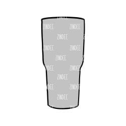 Alternative view of Tumbler 30oz acrylic blank (1.5 inch)