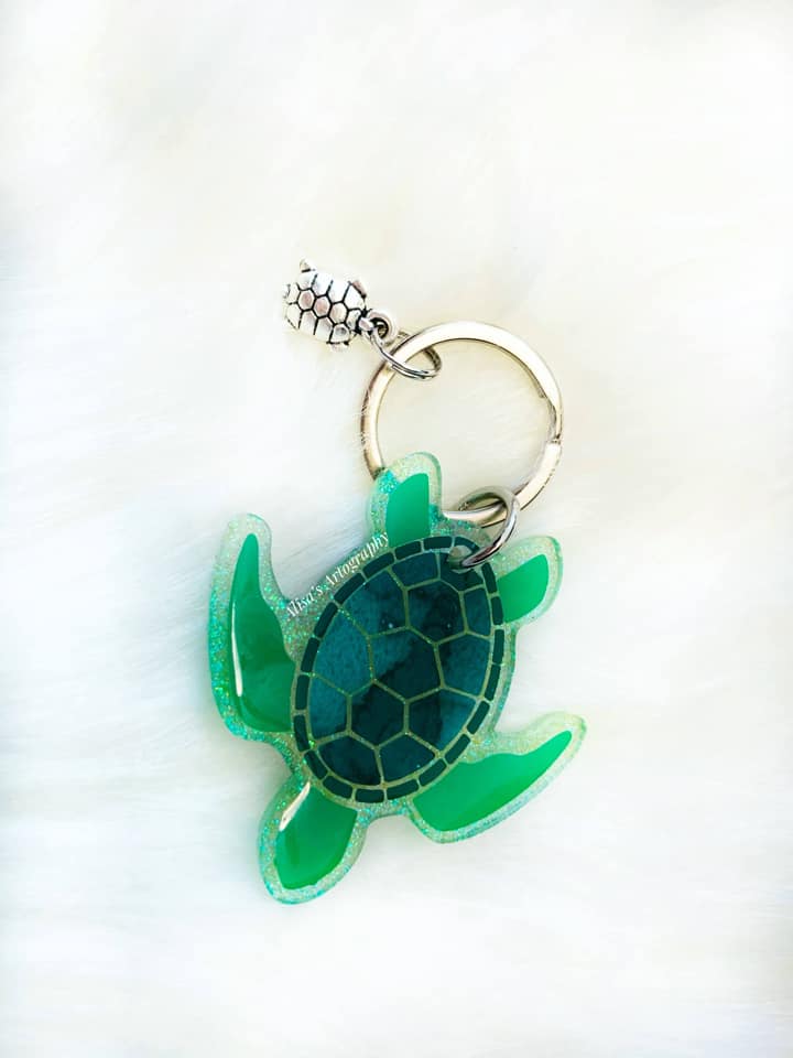 Turtle Acrylic Blank- Sticker- UV DTF (3 inch) - Image 18