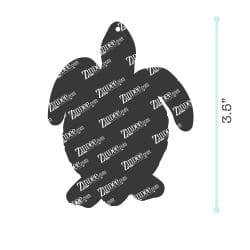 Alternative view of Turtle – Acrylic Keychain Blank (3") | Optional Sticker or UV DTF