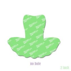 Alternative view of Tutu – Acrylic Badge Reel Blank (2") No Hole | Optional Sticker or UV DTF