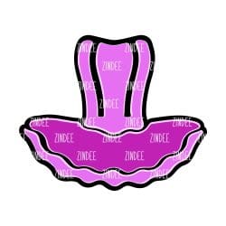 Tutu Acrylic Blank- Sticker- UV DTF (1.5 inch)