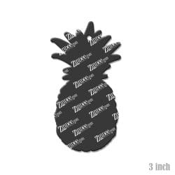 Pineapple – Acrylic Keychain Blank (3") | Optional Sticker or UV DTF