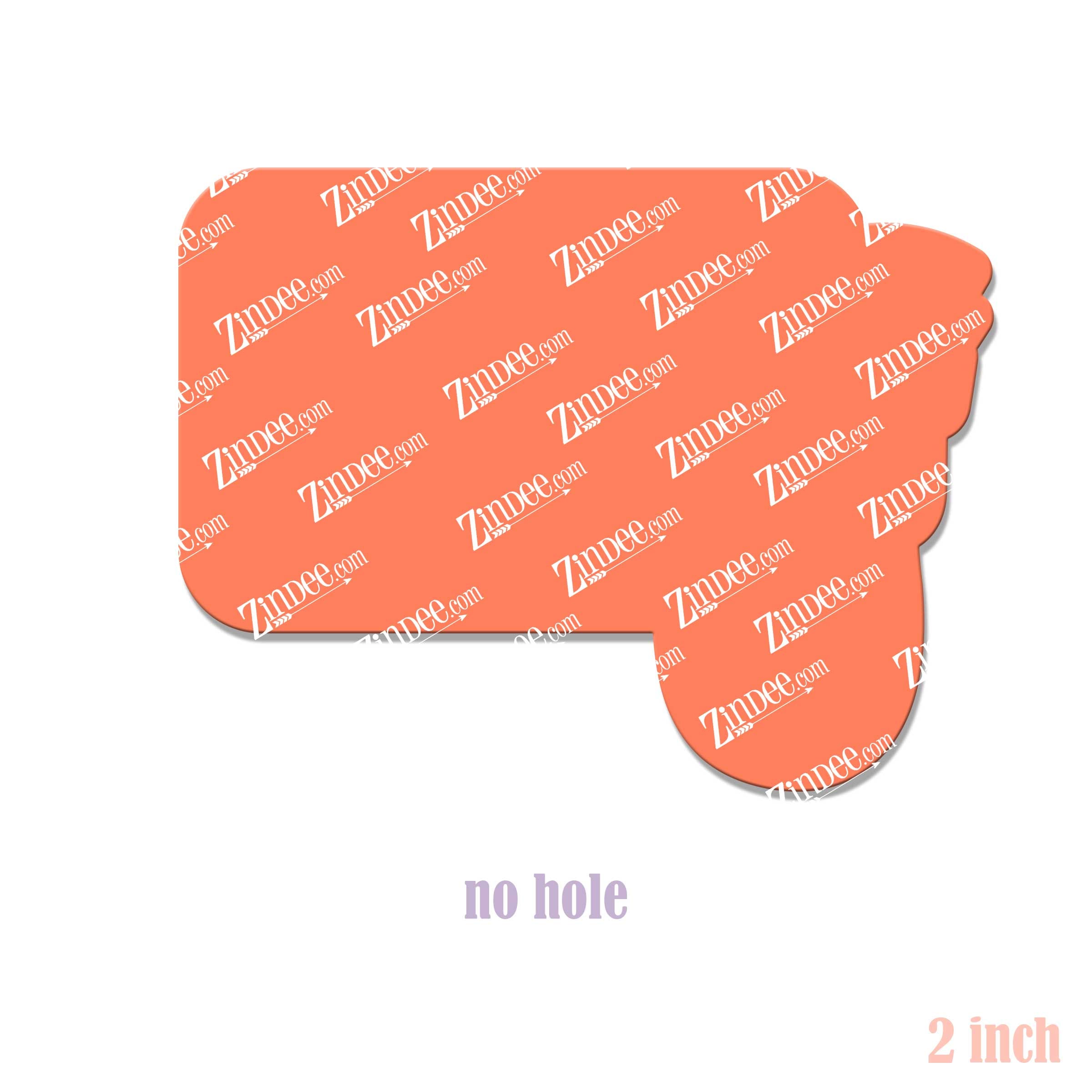 Ultrasound Baby 2 inch (lightweight acrylic) NO HOLE