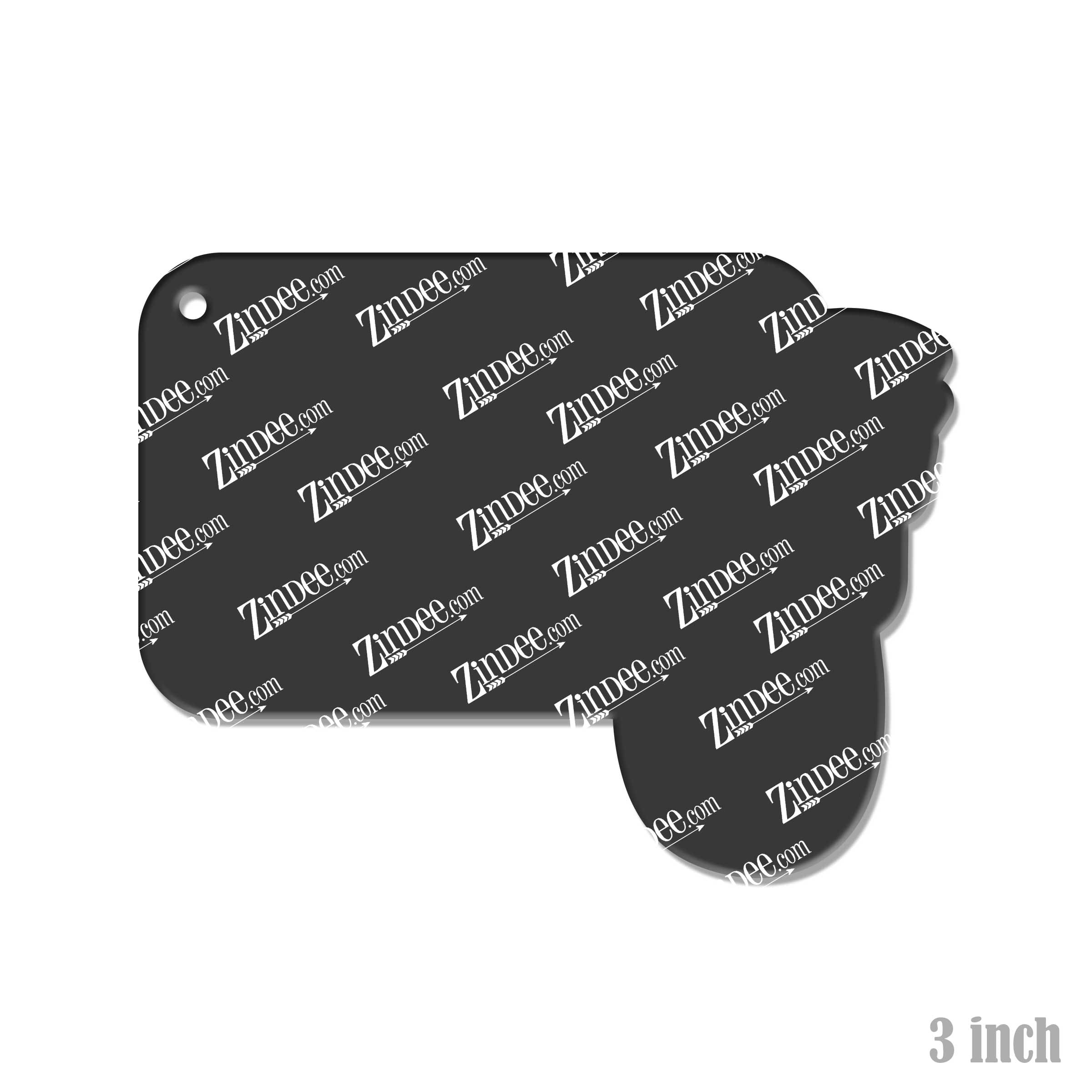 Ultrasound Baby acrylic blank (3 inch) (5 piece minimum)