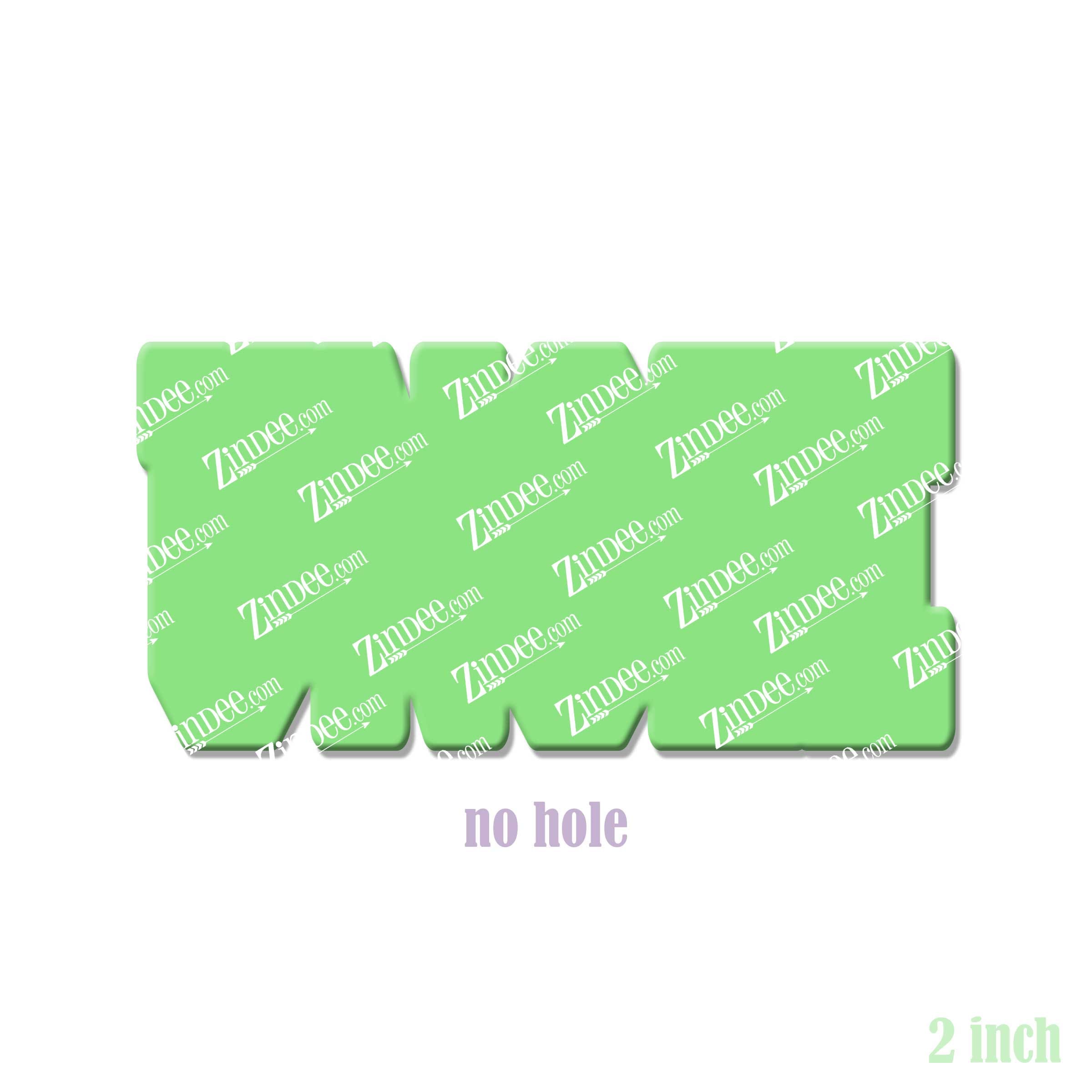 Uncle (word) acrylic blank (2 inch) NO HOLE (5 piece minimum)