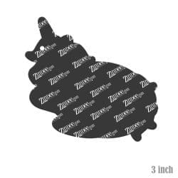 Alternative view of Unicorn Pool Float Acrylic Blank- Sticker- UV DTF (3 inch)