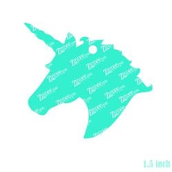 Alternative view of Unicorn Head Acrylic Blank- Sticker- UV DTF (1.5 inch)