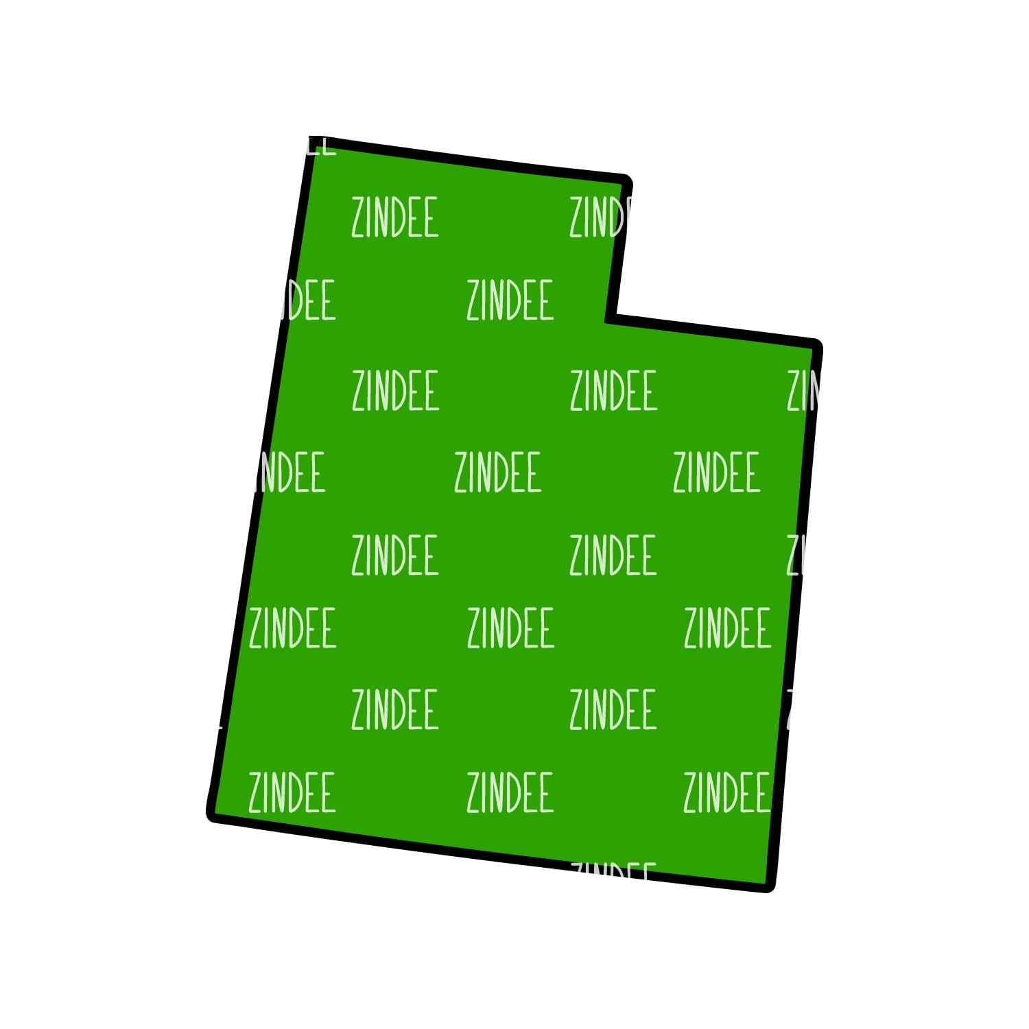 Utah Acrylic Blank- Sticker- UV DTF (3 inch)