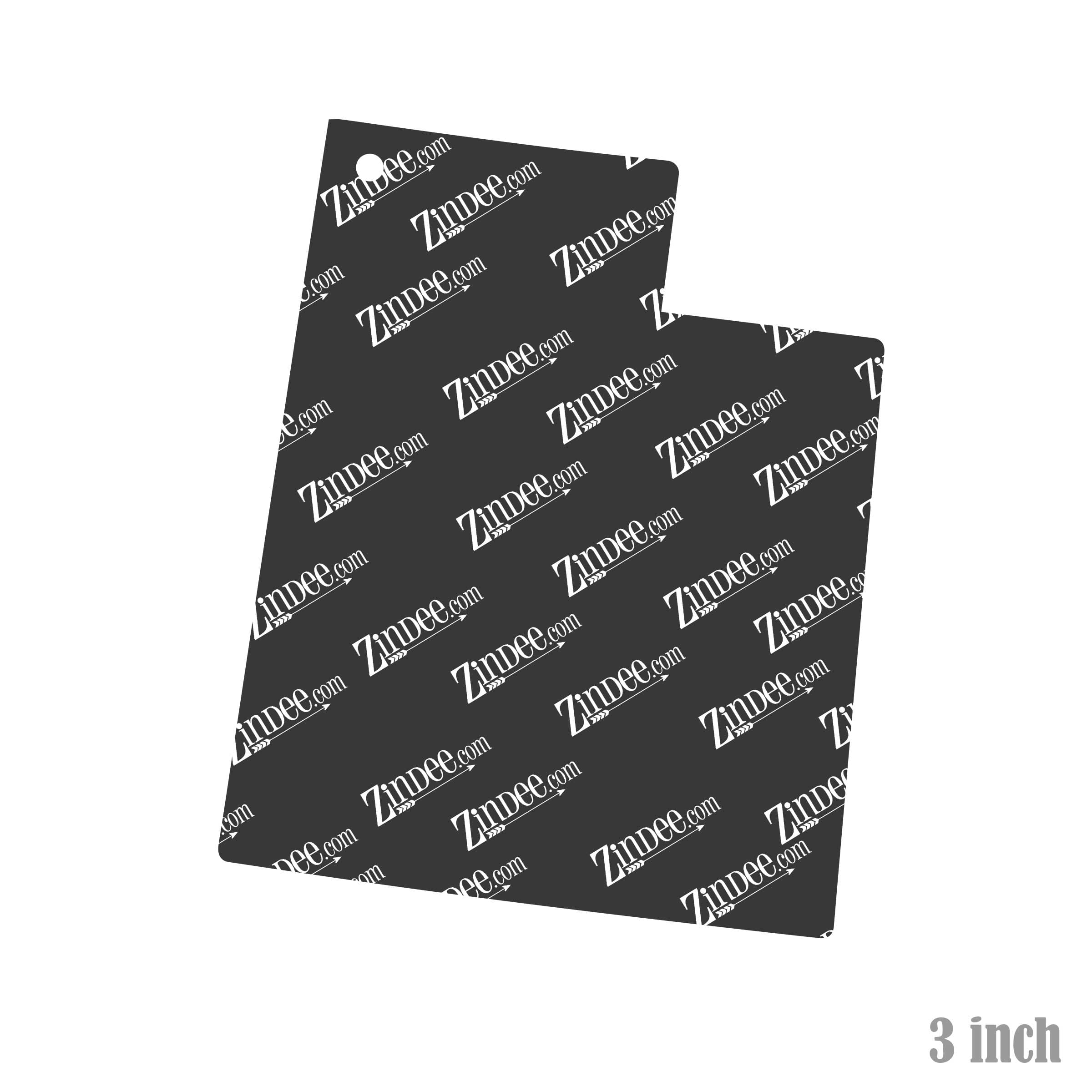 Alternative view of Utah Acrylic Blank- Sticker- UV DTF (3 inch)