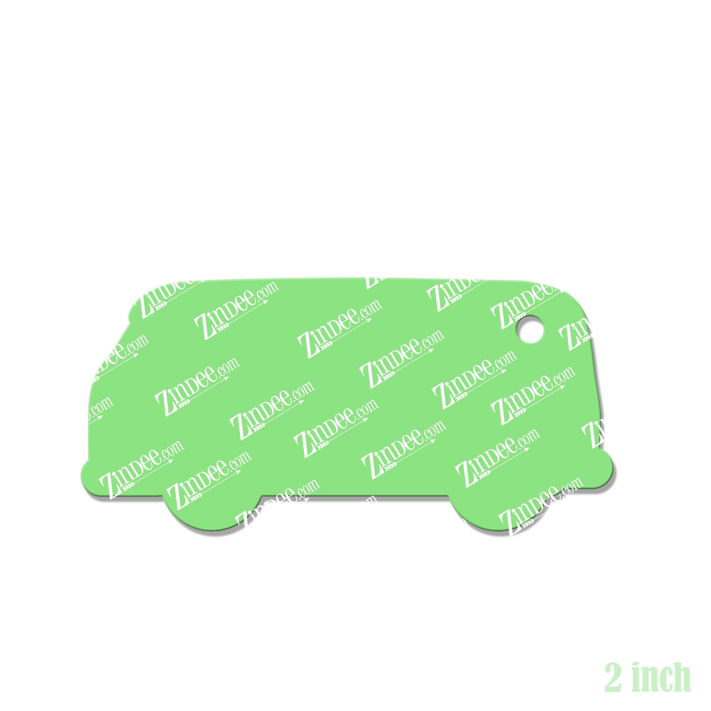 V Bus Side View acrylic blank (2 inch)