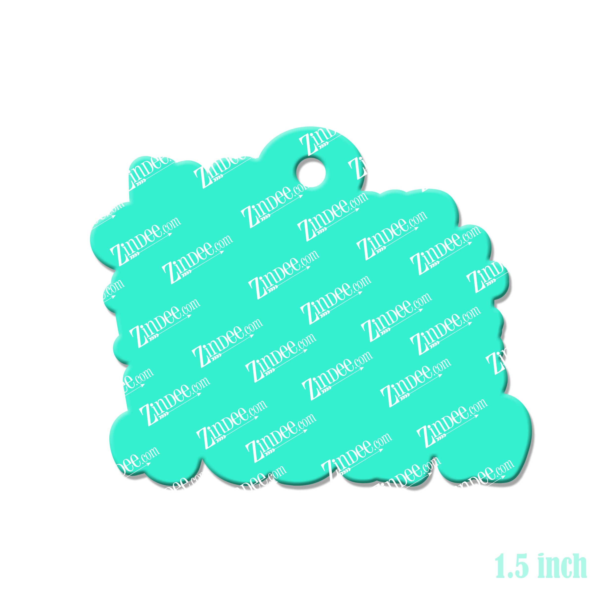 V is for Vodka Acrylic Blank- Sticker- UV DTF (1.5 inch) - Image 2