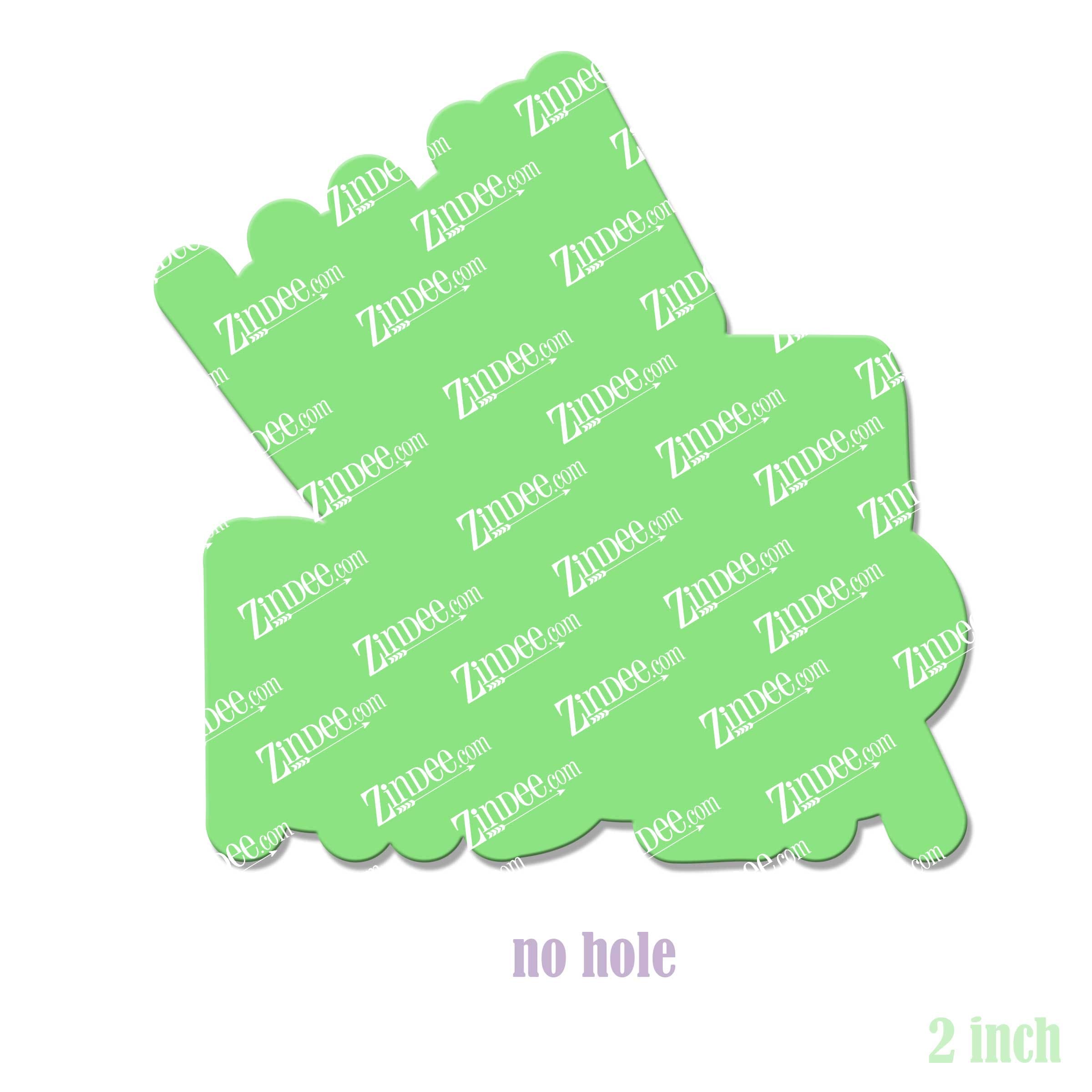 Van Rider acrylic blank (2 inch) NO HOLE