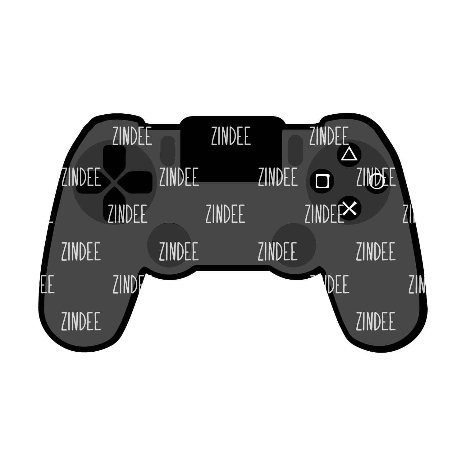 Alternative view of Video Game Controller 2 acrylic blank (2 inch) NO HOLE