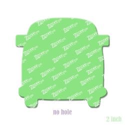 Vintage Bus – Acrylic Badge Reel Blank (2") No Hole | Optional Sticker or UV DTF - Image 2