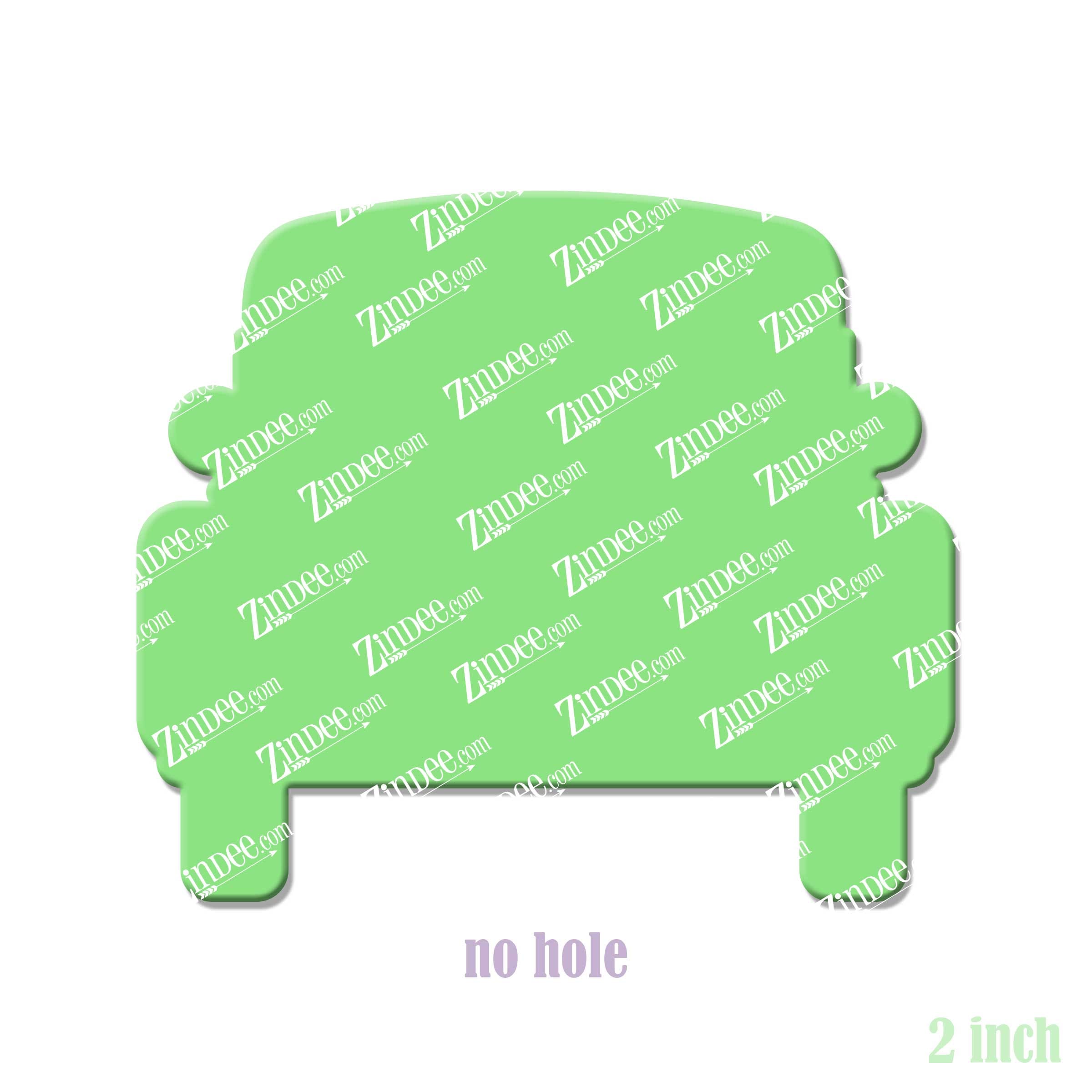 Alternative view of Vintage Truck Back Acrylic Blank- Sticker- UV DTF (2 inch) NO HOLE