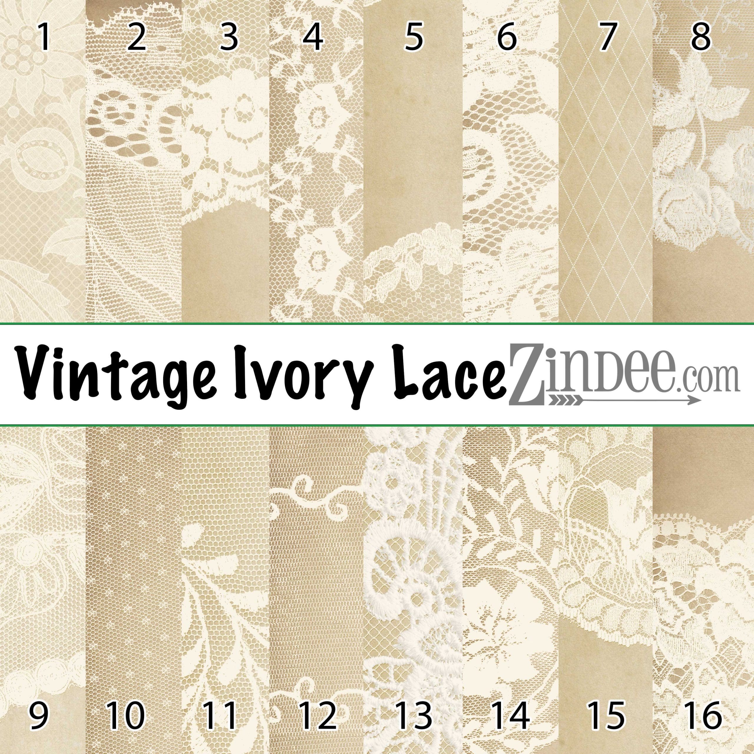 Vintage Ivory Lace (vinyl)