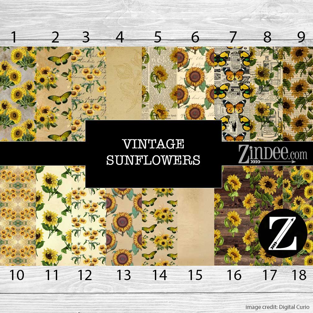 Vintage Sunflowers (vinyl)
