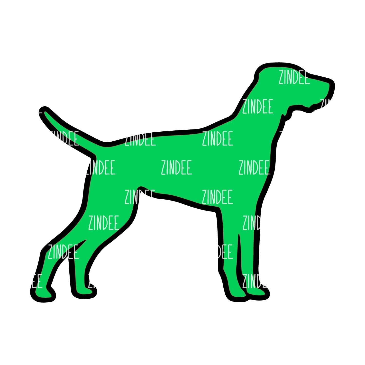 Alternative view of Vizsla Dog Breed acrylic blank (3 inch)