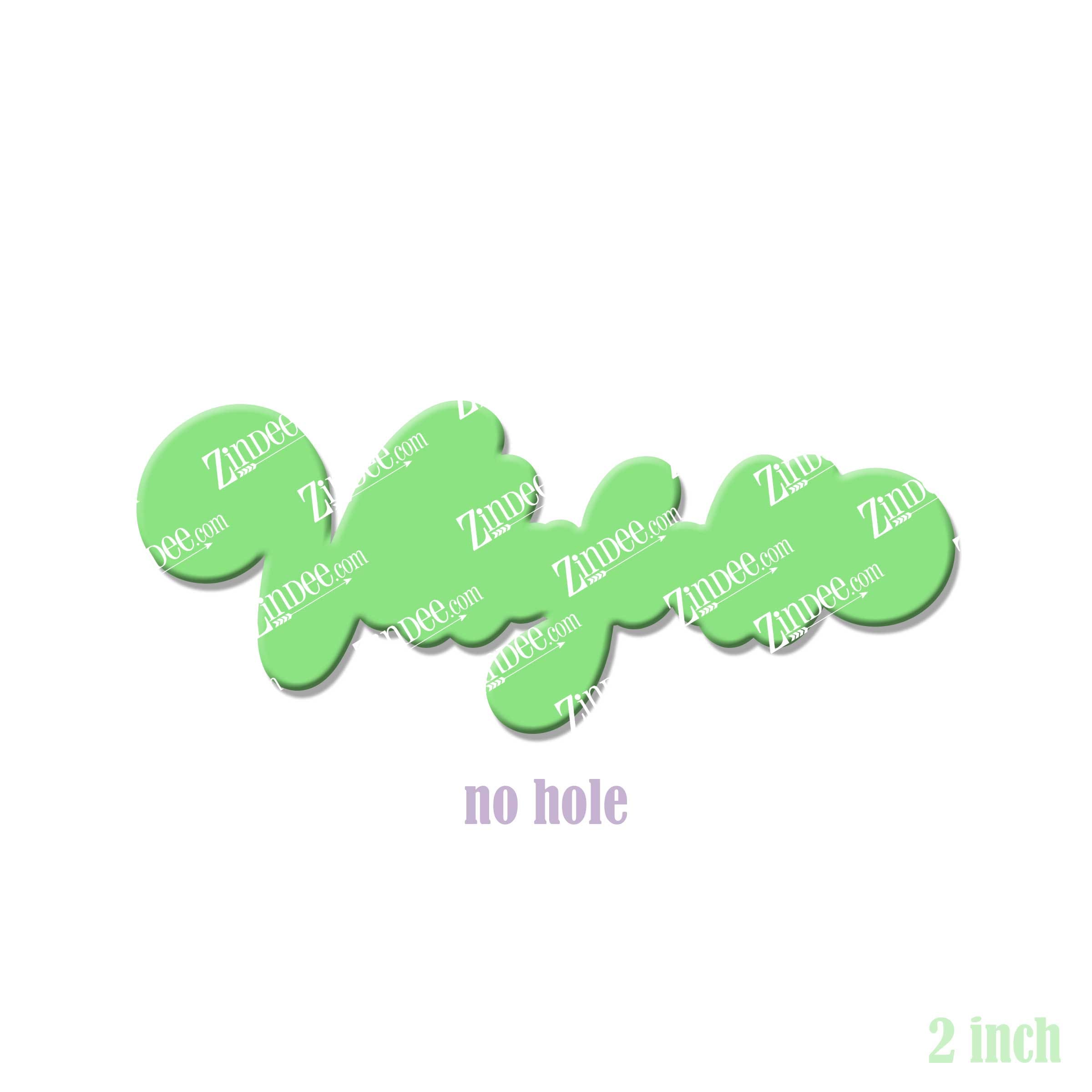 Volleyball acrylic blank (2 inch) NO HOLE (5 piece minimum)