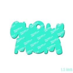 Alternative view of Volleyball Mom Acrylic Blank- Sticker- UV DTF (1.5 inch)